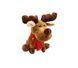М'яка іграшка для собак Wolters Plush Лось Рудольф 15 см без звуку 30178 фото 3
